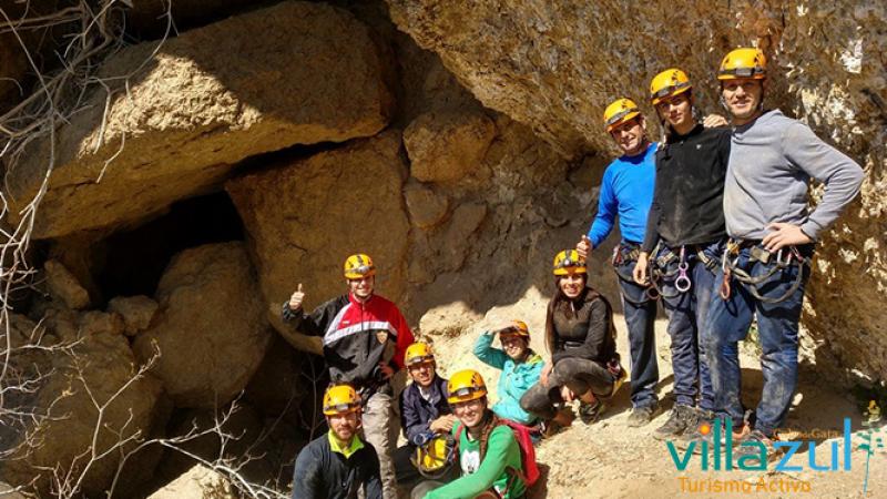 Espeleología Cueva del Yeso - Villazul Turismo Activo Cabo de Gata