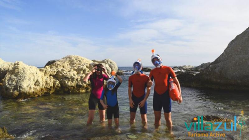 Rutas de Snorkel Iniciación y Para Familias - Villazul Turismo Activo Cabo de Gata